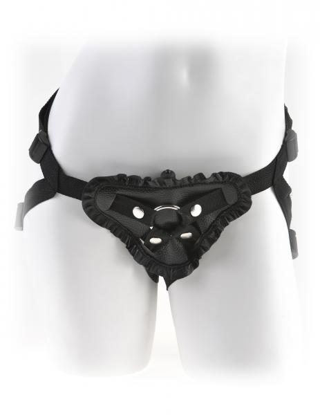 Leather Lover's Harness Black O/S