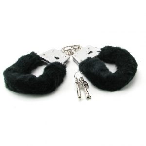 Beginner's Furry Cuffs - Black
