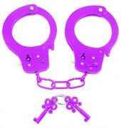 Neon Fun Cuffs Purple Handcuffs