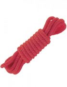 Fetish Fantasy Mini Silk Rope Red 6 feet