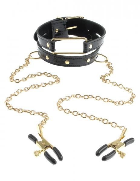 Fetish Fantasy Collar & Nipple Clamps