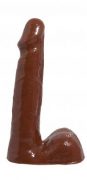 Basix Rubber Works 8 inches Brown Dong
