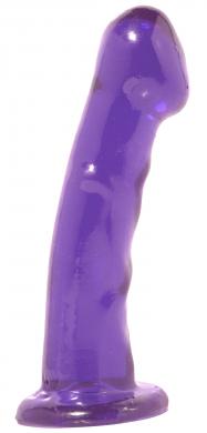 Basix Rubber Works 6.5 inches Purple Dong Suction Cup