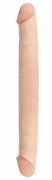 Basix Rubber Works 12 Inches Double Dong Beige