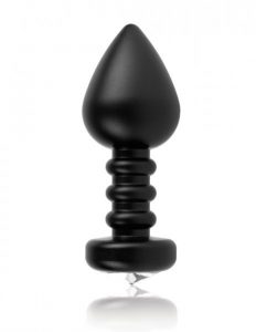 Luv Plug Black Aluminum Anal Toy