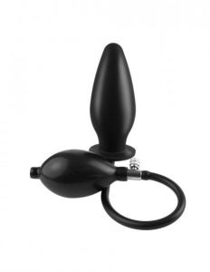 Inflatable Silicone Plug Black