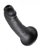 King Cock 6 Inches Cock Black
