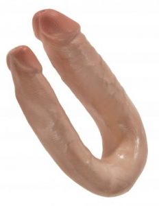 King Cock U-Shaped Small Double Trouble Tan