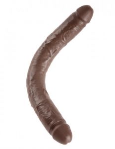 Thick Double Dildo 16 inch - Brown