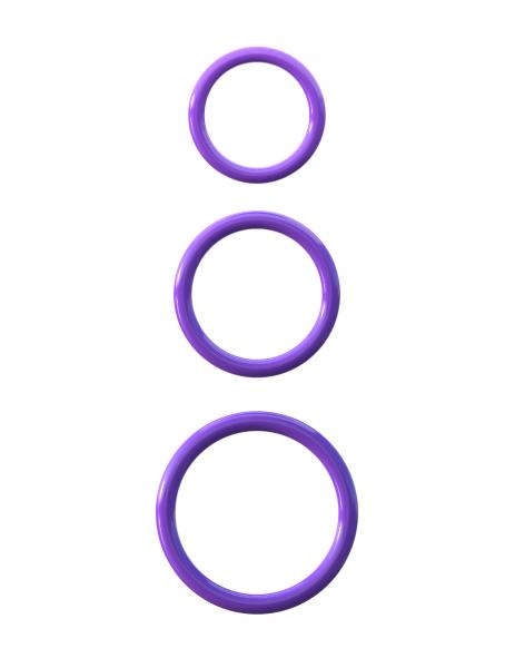Fantasy C-Ringz Silicone 3 Piece Stamina Set Purple