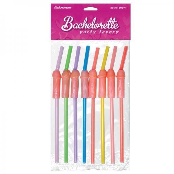 Bachelorette Party Pecker Sipping Straws