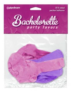 Bachelorette Party Favors X-Rated Pecker Balloons 8pcs