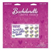 Bachelorette Party Lotto Cards 12 Pack
