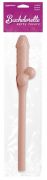 Bachelorette Jumbo Pecker Straws Beige