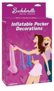 Inflatable Peckers- 4 pc.