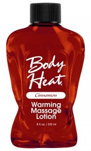Body Heat Warming Massage Lotion Cinnamon 8oz