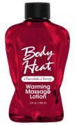 Body Heat Warming Massage Lotion Chocolate Cherry 8oz