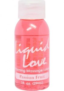 Liquid Love Warming Massage Lotion Passion Fruit 1oz