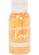 Liquid Love Warming Massage Lotion Peaches N Cream 1oz
