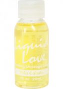 Liquid Love Warming Massage Lotion Pina Colada 1oz