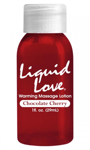 Liquid Love Warming Massage Lotion Chocolate Cherry 1oz