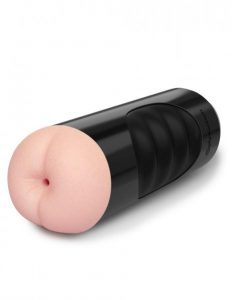 Mega Grip Vibe Ass Stroker Black