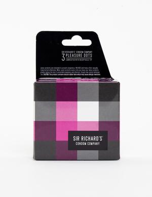 Sir Richard's Pleasure Dot's 3 Pack Latex Condoms