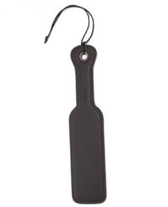 Rapture Leather Paddle 12 Inches Black