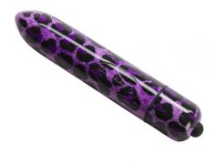 RO-160mm 10 Speed Purple Leopard Vibrator