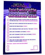 Bachelorette Challenge Cards