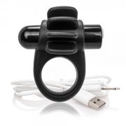Charged Skooch Ring Black Vibrating Ring