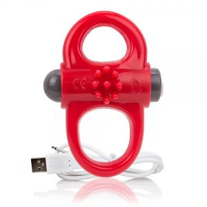 Screaming O Charged Yoga Vibrating Ring Red