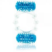 Color Pop Quickie Two O Blue Vibrating Ring