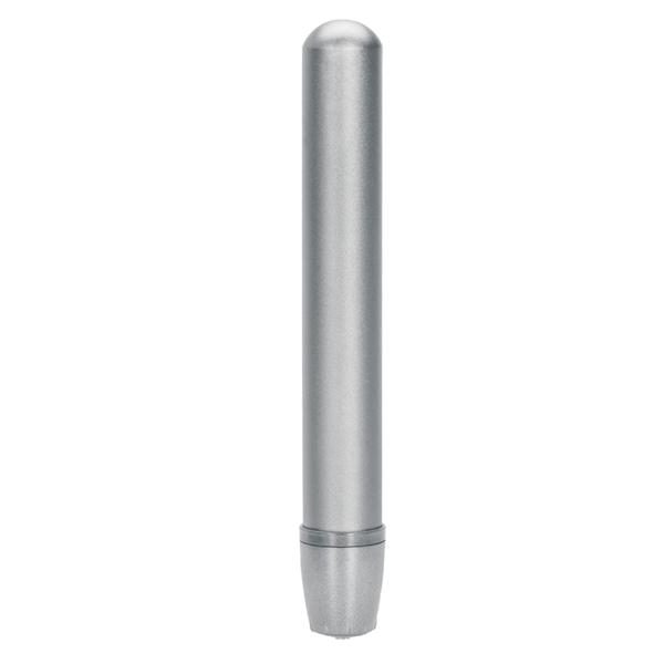 Aluminum Heat Wave Slender Silver Vibrator