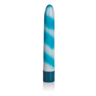 Waterproof Candy Cane Vibrator - Blue