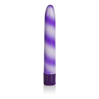 Waterproof Candy Cane Vibrator - Purple