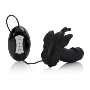 7-Function Silicone Wild Butterfly - Black