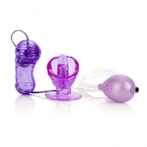 Vibrating Turbo Suction Tongue Stimulator Purple