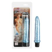 Blue 6 inch thin waterproof vibrator