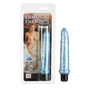 Blue 6 inch thin waterproof vibrator