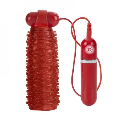 Adonis Vibrating Stroker Red 10 Function