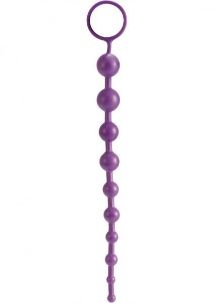 Superior X 10 Beads Graduated Anal Beads 11 Inch Purple