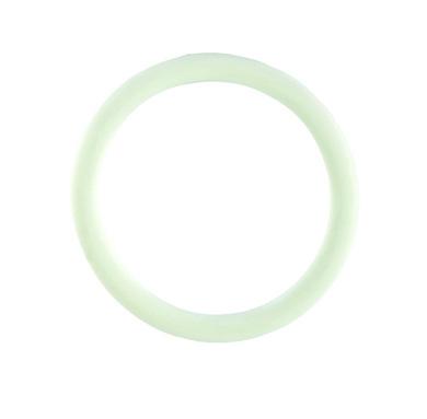 White Rubber Cock Ring - Large
