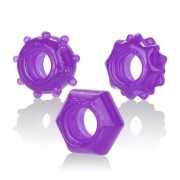 Reversible Ring Set Purple Pack Of 3