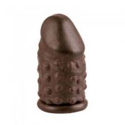 Latex Extension Nubby Cock Heads-Brown