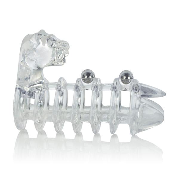 Jaguar Enhancer Ring with Beads Clear