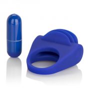 Fluttering Enhancer Silicone Blue Vibrating Ring