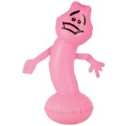 Blow Up Playful Penis Centerpiece with Weighted Base 11 Inch