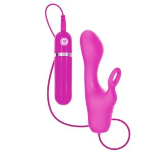 Silicone Gyration Encaser Pink Vibrator