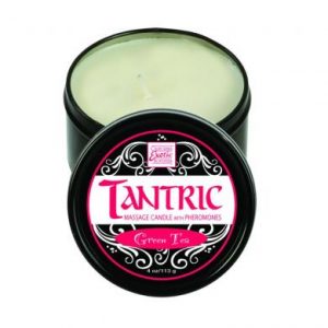 Tantric soy candle w/pheromones - Green Tea